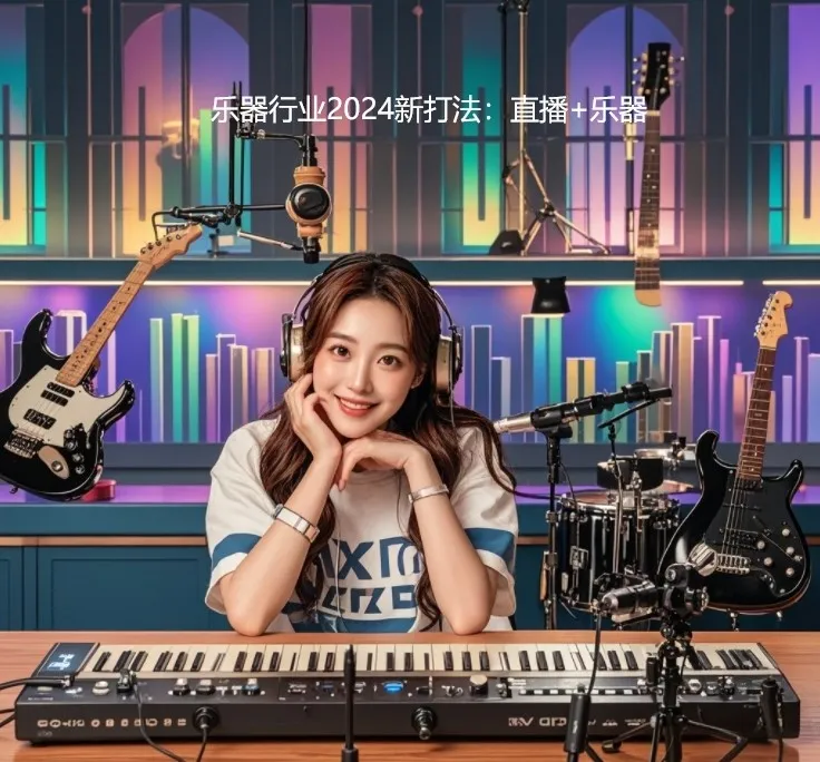Chiến lược mới trong ngành nhạc cụ năm 2024: Phát trực tiếp + Nhạc cụ, thực h...